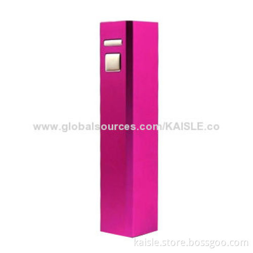 Power Banks with 2,200mAh Capacity, Metal Case